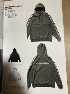 FCRB 24ss TRAINING TRACK HOODIE カーキのサムネイル