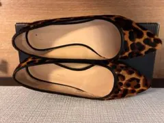 レオパード フラットシューズ