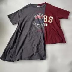 【Lee】 変形　アシンメトリー　Tシャツ　Mのサムネイル