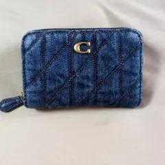 COACH デニム 二つ折り財布 チェリーチャーム コーチ Y2K 人気 - メルカリ