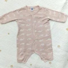 PETIT BATEAU☆クジラ柄ロンパース☆3ヶ月☆60cm