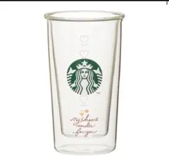 スタバ バレンタイン 2026 ダブルウォール耐熱グラス 355ml