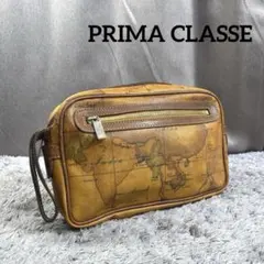 PRIMA CLASSE プリマクラッセ 地図柄 クラッチバッグ セカンドバッグ