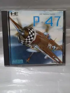 【ソフトなし！ケース説明書のみ！】PCエンジン　P-47