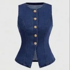 SHEIN デニムベスト トップス