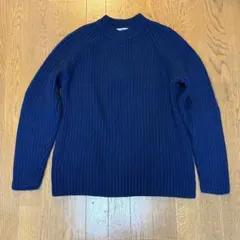 H BEAUTY&YOUTH カシミヤ100% 厚手 クルーネック ニット