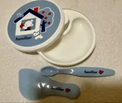 familiar おやつトレイセット　ブルー