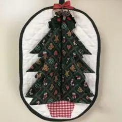 クリスマスツリーのタペストリー　ハンドメイド　立体式