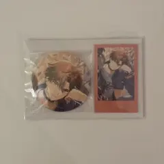 にじさんじ 誕生日グッズ 2025北見遊征 箔押し缶バッジ チェキ風カード