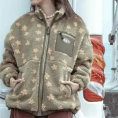 ロキシー ボアジャケット ジップアップ オーバーサイズ RJK234008