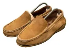 REGAL 高級ヌバックレザー スリッポン ブラウン 25㎝ 茶色 モカシン靴