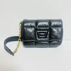 ⭐︎ZARA　ブラックレザーショルダーバッグ⭐︎