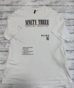 H&M DIVIDED★メンズ ロング Tシャツ ポケット付き 白 Sのサムネイル