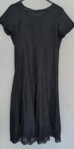 noa-ge ブラックロングワンピース