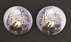 ツイステ展　アズール　缶バッジ2個セット