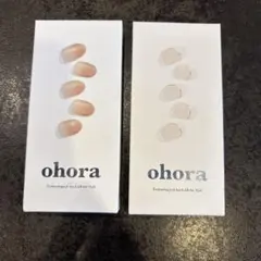 新品未使用 ohora ジェルネイルシール2点セット