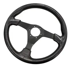 NARDI ナルディ 3スポーク レザーステアリング 当時物 旧ロゴのサムネイル