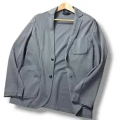 SHIPS テーラードジャケット 春夏 カジュアル アンコン グレー 美品 Mのサムネイル