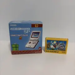 GAME BOY ADVANCE SP ファミコンカラー スーパーマリオソフト付