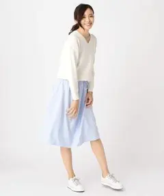 新品 コムサイズム スカート グレー