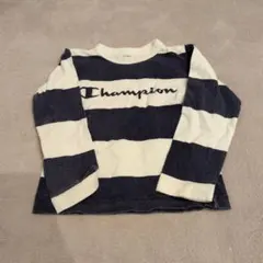 Champion 長袖　 110 ネイビー・ホワイト