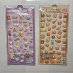 低*痛様 ぷくぷくドロップシール 3Dエンボスルミノースステッカーセット
