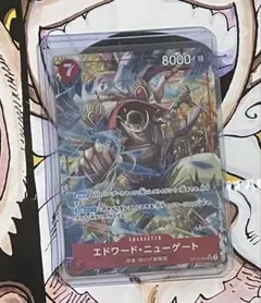 T*様 ワンピース カード エドワード・ニューゲートSRパラレル & ルフィ&モ