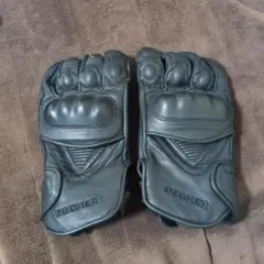 DEGNER レザー バイクグローブ L ブラック