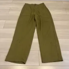 ベイカーパンツ カーキ カジュアルパンツのサムネイル