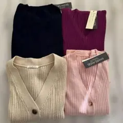 新品　ニット、カーデガン4点セット