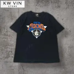 h*7様 【00s】バスケ スポーツ￤ストリート Y2K 古着￤Tシャツ￤M￤黒