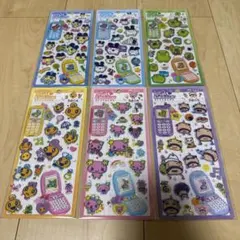 【正規品】たまごっち 平成ハッピーフォン 6枚 コンプリートセット