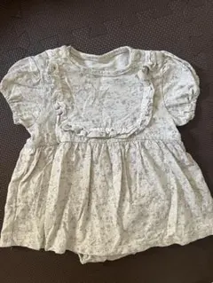 ママラクmamaraku ロンパース 花柄 80