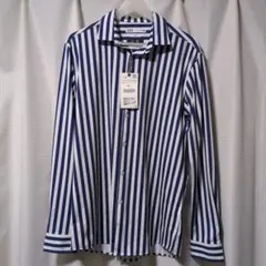 ZARA ストライプ 長袖シャツ M