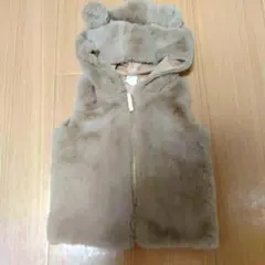 H&M フード付きベビーベスト 80