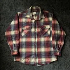 希少 90s old EDWIN エドウィン ネルシャツ オンブレ グランジ