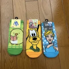 新品　すみっコぐらし ディズニー 靴下 3足セット