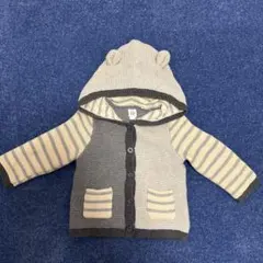 babyGAP フード付きニットカーディガン 12-18M
