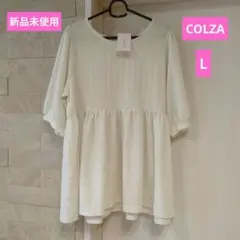 新品未使用♥Honeys　COLZA　ホワイト　プルオーバートップス　L