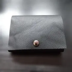 コンパクトウォレット　財布　本革　レザー　ハンドメイド