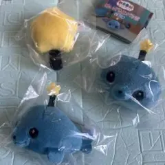 教育番組　ぬいぐるみバッジ　タマ　通常　退化　アイコン　3種