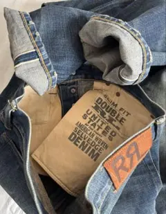 RRL ダブルアールエル スリム フィット セルビッジ ジーンズ