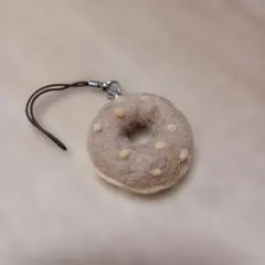 羊毛フェルト ドーナツ ストラップ