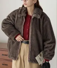 NUJOH Soft Suede Blouson Jacket - メルカリ