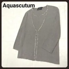 アクアスキュータム ニット