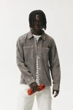 ☆ZARA ザラ ポケット コーデュロイシャツ ジャケット/メンズ/S☆新品