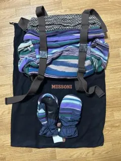 MISSONIミッソーニ2wayショルダー バックパック　グローブセットのサムネイル