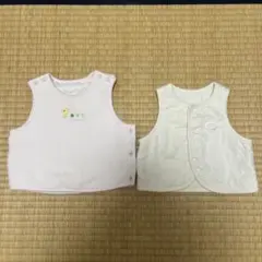 ミキハウス ベビー ベスト スリーパー　50〜70 日本製　2点セット