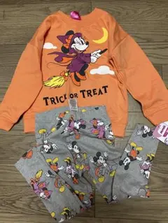 新品未使用タグ付　ディズニージュニア　ミニー ハロウィン パジャマセット