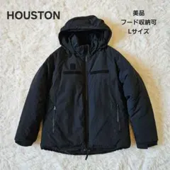 【HOUSTON】ECWCS LEVEL3 中綿ジャケット フード収納可 L 黒